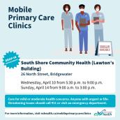 Bridgewater Mobile Clinic - April 10 and 14