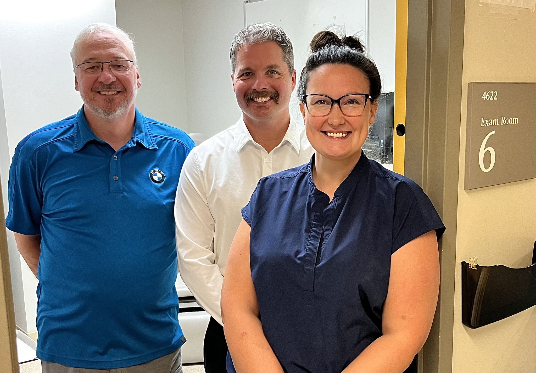 From L to R: co-founders of Decell Technologies Dr. Paul F. Gratzer and Sean Margueratt, and clinical nurse specialist Lindsay Burke