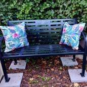 Bench at  the Radiation Therapy Garden