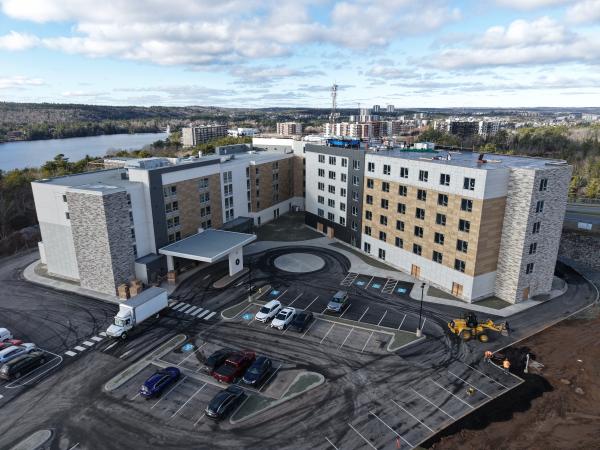 West Bedford Transitional Health overhead shot