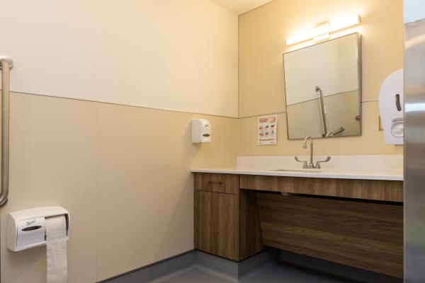 West Bedford Transitional Health patient bathroom