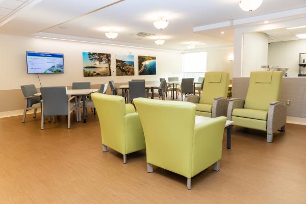 West Bedford Transitional Health dining area